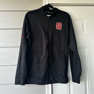 Adidas NC State Zip Up Bomber Jacket